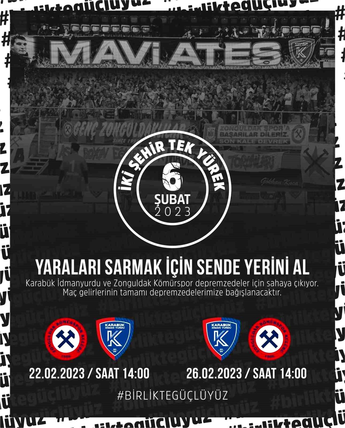 Karabük ve Zonguldak yaraları sarmak için yeşil sahaya çıkıyor
