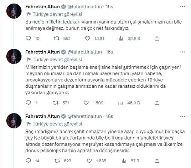 Kendisine 'Vitaminsiz Goebbels' diyen Kılıçdaroğlu'na Fahrettin Altun'dan sert yanıt: İlkokul çağı sokak mizahı
