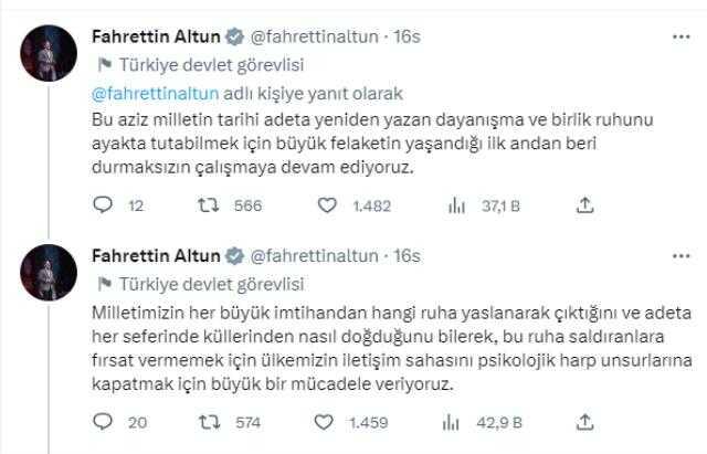 Kendisine 'Vitaminsiz Goebbels' diyen Kılıçdaroğlu'na Fahrettin Altun'dan sert yanıt: İlkokul çağı sokak mizahı