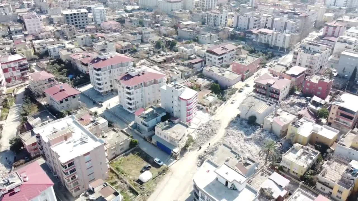 Osmaniye\'de Deprem Sonrası Yıkım, Drone ile Görüntülendi