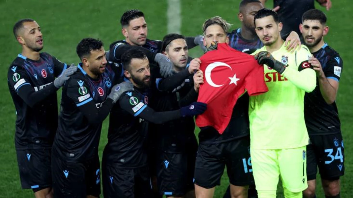 Bu galibiyet ülkemiz için! Temsilcimiz Trabzonspor, İsviçre ekibi Basel\'i 1-0 mağlup etti
