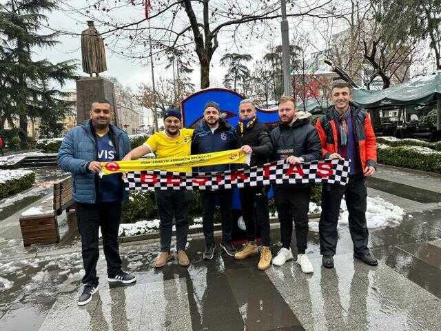 Trabzon'da tarihi gün! Dört büyük kulübün taraftarı aynı karede