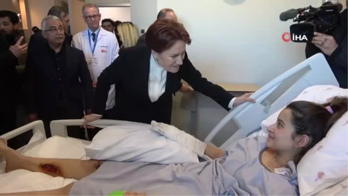 Akşener, Adana\'da depremde yaralananları ziyaret etti