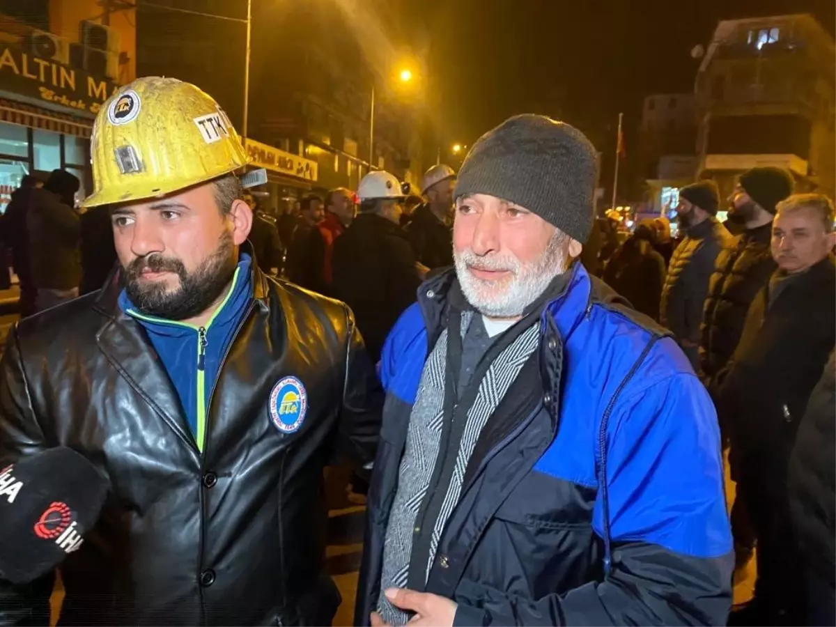 Depremzede ile madencilerin ağlatan buluşması