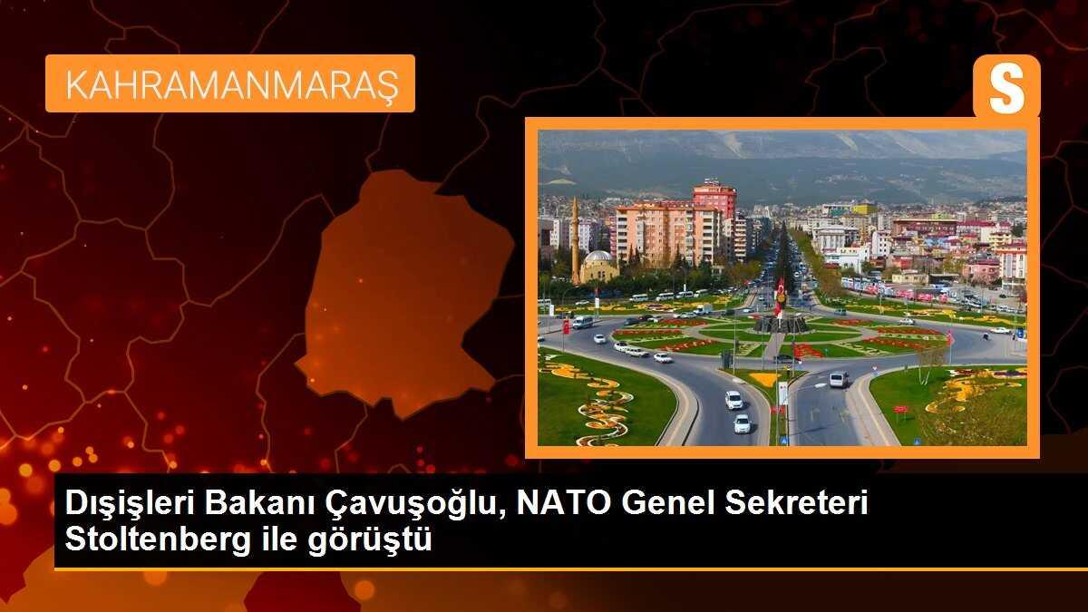 Dışişleri Bakanı Çavuşoğlu, NATO Genel Sekreteri Stoltenberg ile görüştü