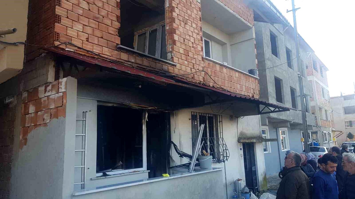 Samsun\'da sızıntı yapan tüp patladı