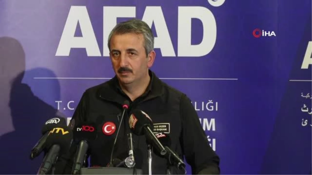 AFAD Başkanı Sezer: "40 bin 642 vatandaşımız hayatını kaybetti"