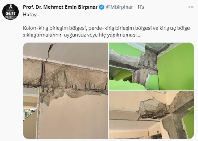 Bakan Yardımcısı Birpınar tek tek paylaştı! Depremin vurduğu Hatay'da felaket göz göre göre gelmiş