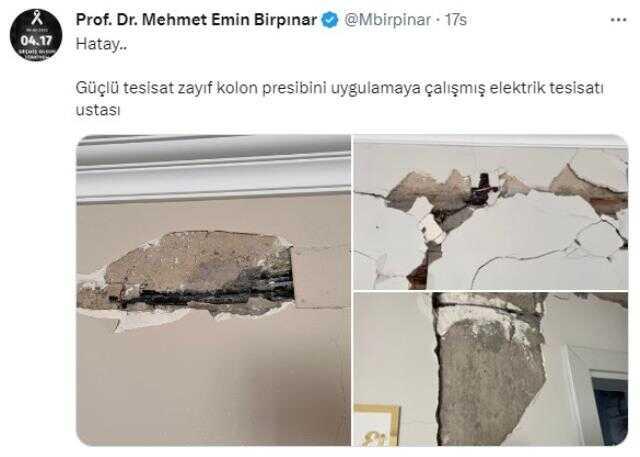 Bakan Yardımcısı Birpınar tek tek paylaştı! Depremin vurduğu Hatay'da felaket göz göre göre gelmiş