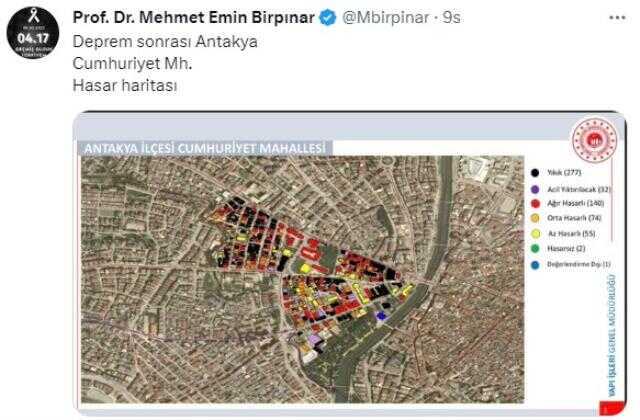 Bakan Yardımcısı Birpınar tek tek paylaştı! Depremin vurduğu Hatay'da felaket göz göre göre gelmiş