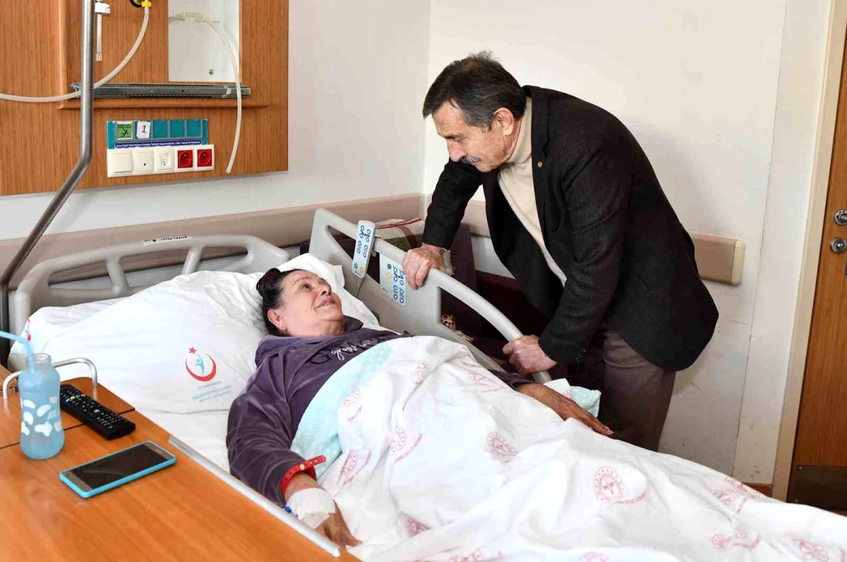 Başkan Ataç\'tan depremzedelere geçmiş olsun ziyareti