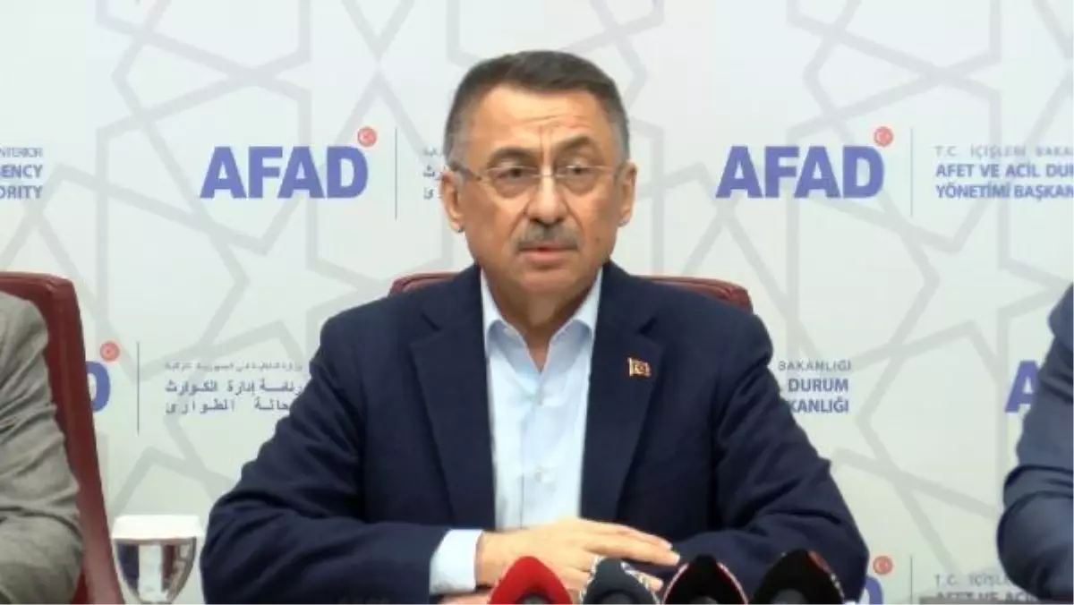 FUAT OKTAY: AFETZEDELERİMİZ ÜZERİNDEN HİÇ KİMSENİN KAZANÇ SAĞLAMASINA MÜSAADE ETMEYECEĞİZ