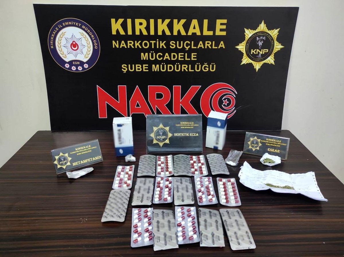 Kırıkkale\'de uyuşturucu madde ticaretine 2 tutuklama