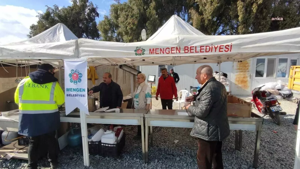 Mengen Belediye Başkanı Bulut, Afet Bölgesinde