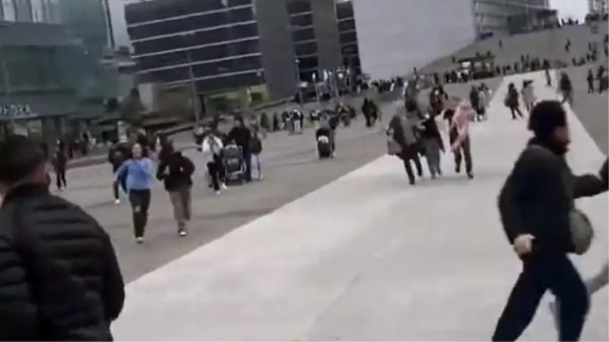 Paris\'te AVM\'de intihar! Düşme sesini patlama sanan insanlar büyük panik yaşadı