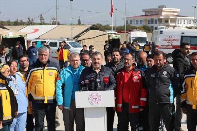 Sağlık Bakanı Koca: Deprem bölgesinde bulaşıcı hastalıklarla ilgili riskler kontrol altında