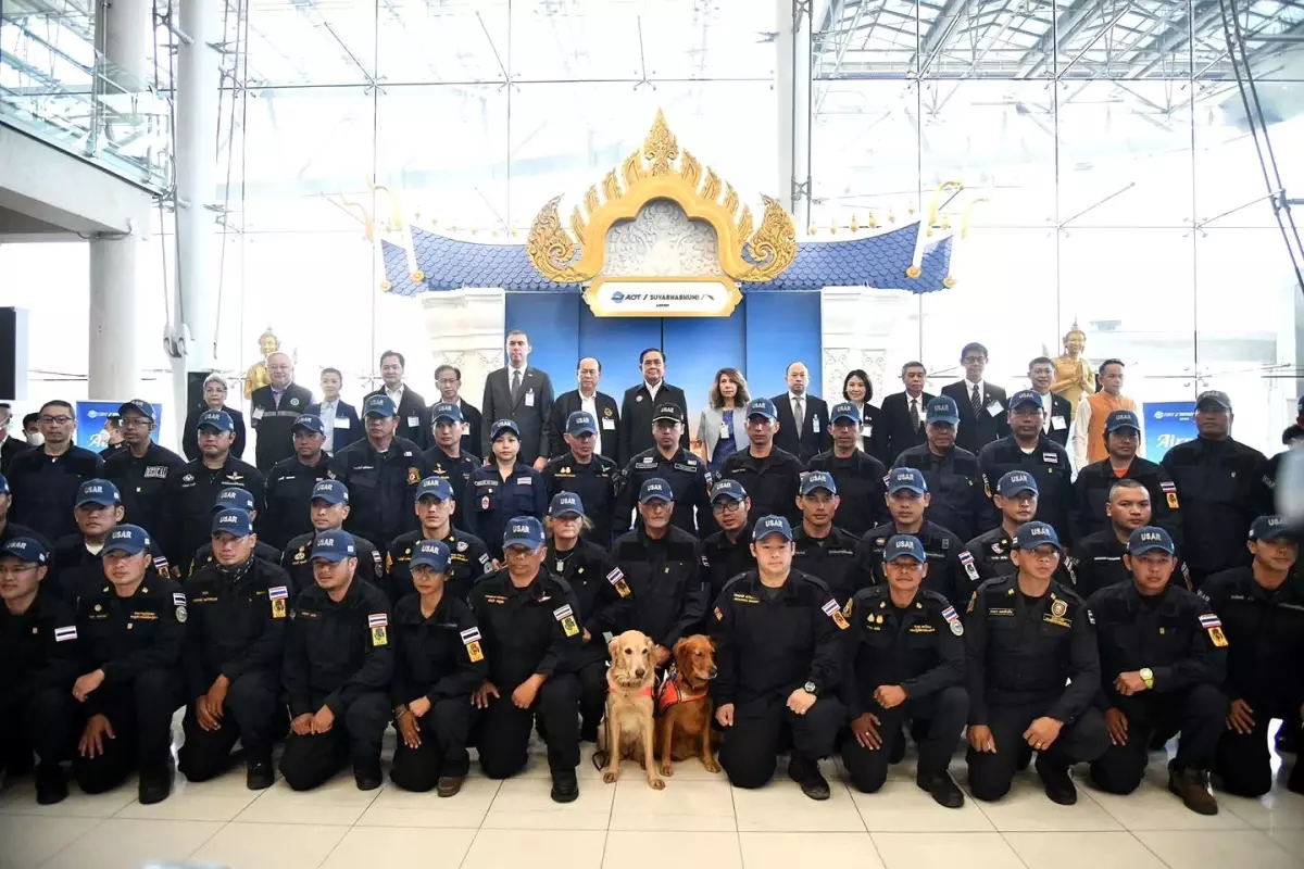 Taylandlı arama kurtarma ekibi ülkesine döndüEkip, Başbakan Prayut Chan-o-cha tarafından karşılandı