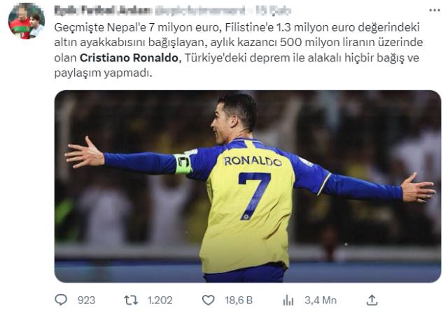 Tepkiler çığ gibi! Türkiye'deki hayranları Cristiano Ronaldo'yu kalbinden sildi