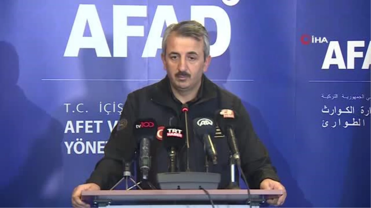 AFAD Başkanı Sezer: "40 bin 689 vatandaşımızı maalesef hayatını kaybettiğini tespit ettik"