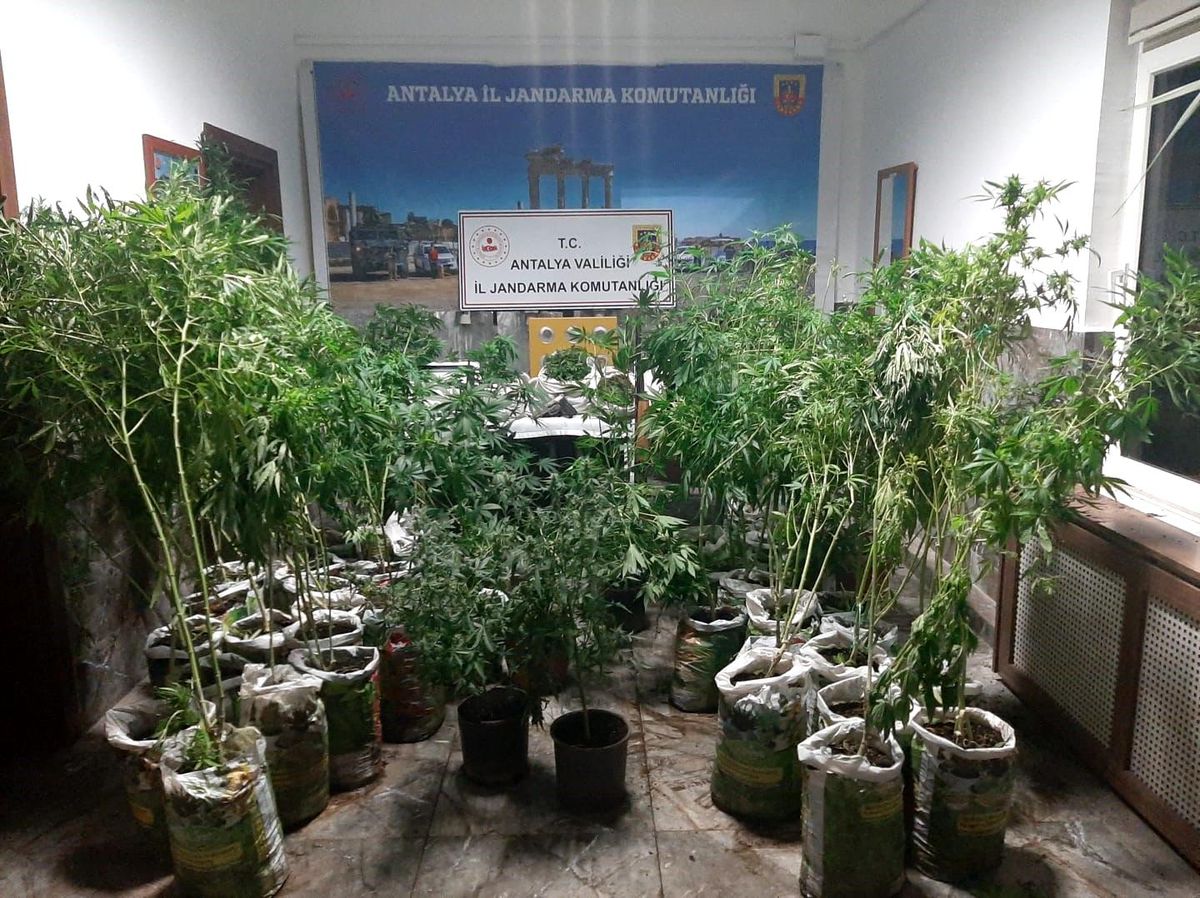 Antalya\'da 27 kilogram esrar ele geçirildi