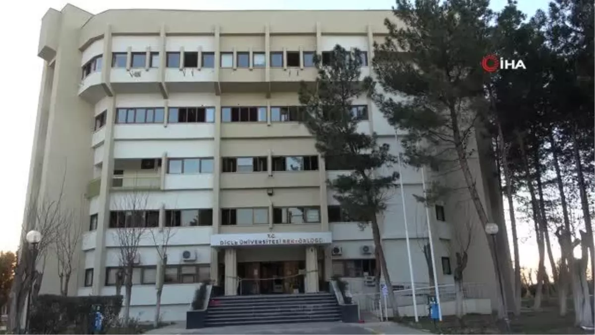 Dicle Üniversitesi rektörlük binası boşaltıldı