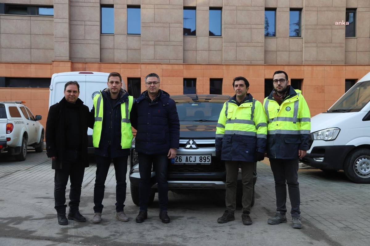 Eskişehir Büyükşehir\'den Deprem Bölgesindeki Hasar Tespit Çalışmalarına Destek