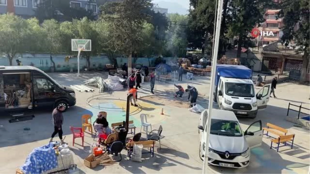 Kartal Belediyesi Hatay\'da afet koordinasyon çadırı kurdu
