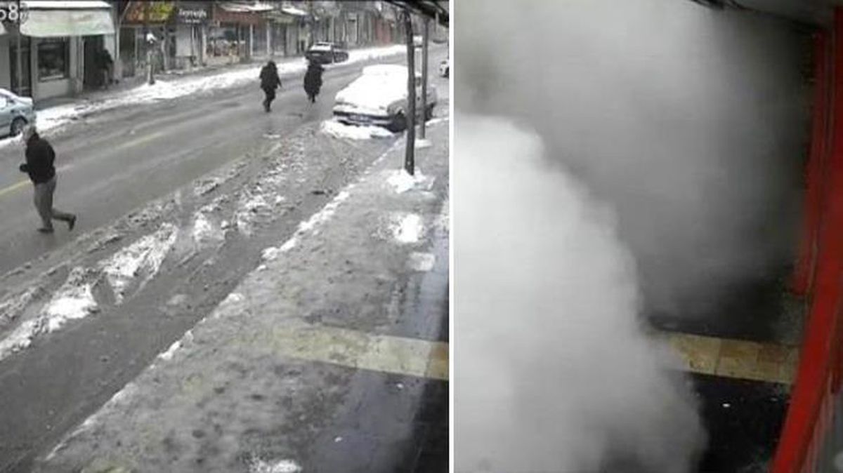 Malatya'da 13 kişiye mezar olan apartmanın yıkılma anları kameralara yansıdı