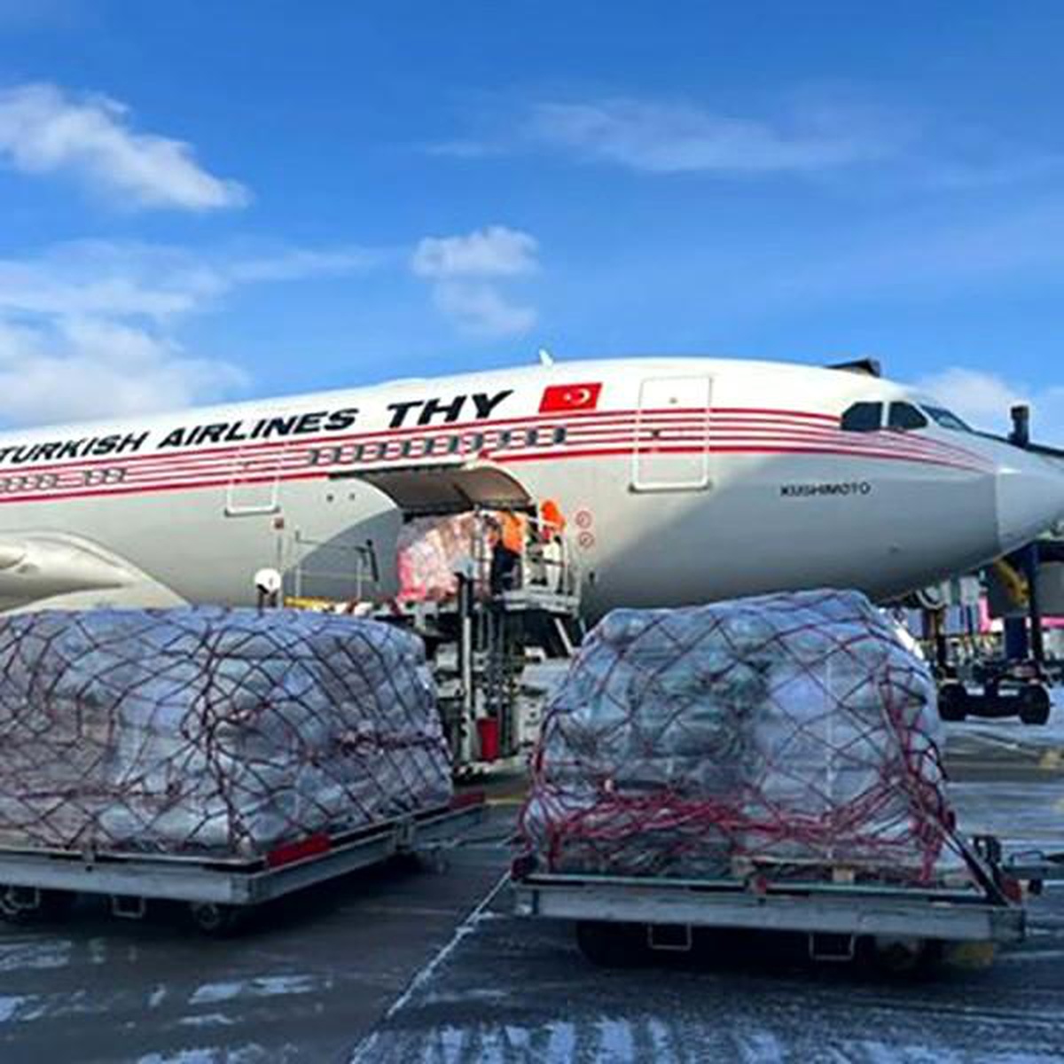 Rusya\'dan Türkiye\'ye 170 tonu aşkın yardım gönderildi
