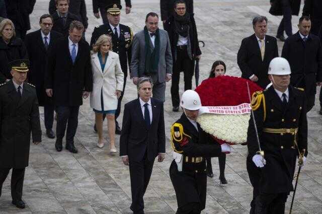 ABD Dışişleri Bakanı Antony Blinken, Anıtkabir'i ziyaret etti