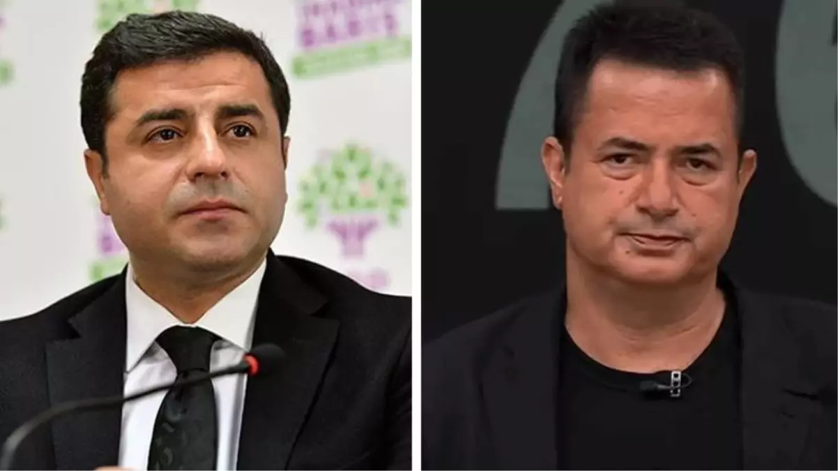 Demirtaş\'tan yardım gecesinde milyonları yuvarlayan Acun Ilıcalı\'ya: Canın sağ olsun