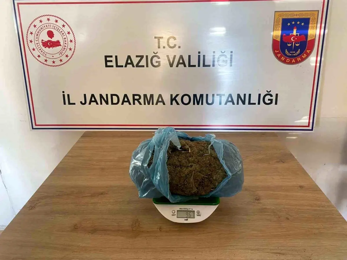 Elazığ\'da 3,5 kilo uyuşturucu madde ele geçirildi: 2 gözaltı