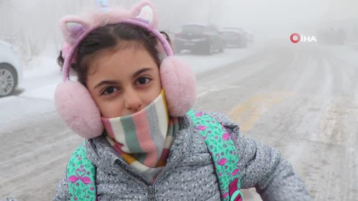 Erzincan\'da sis, kar ve soğuk hava etkili oluyor