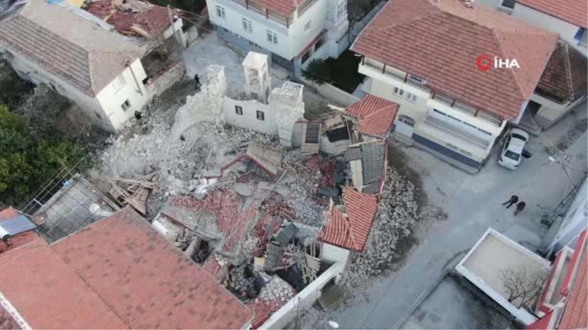 Hatay\'da 700 yıllık Meryem Ana Ortodoks Kilisesi depremde yıkıldı