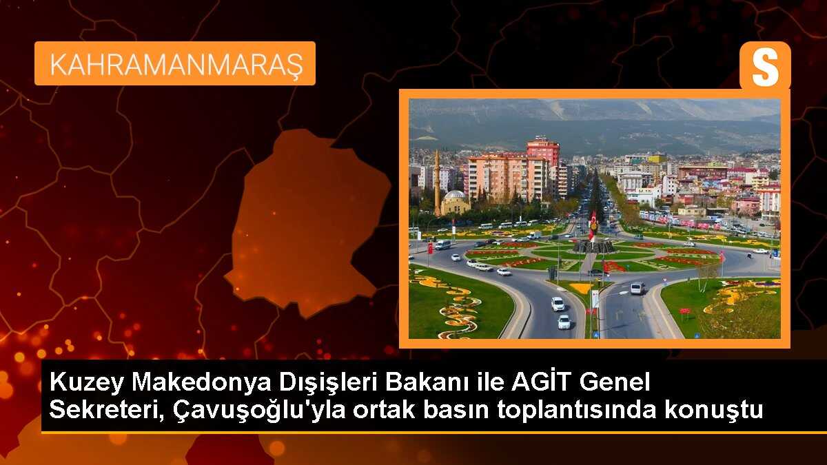 BAKAN ÇAVUŞOĞLU, MAKEDONYA DIŞİŞLERİ BAKANI OSMANİ VE AGİT GENEL SEKRETERİ SCHMİD İLE ORTAK BASIN TOPLANTISI DÜZENLEDİ -1