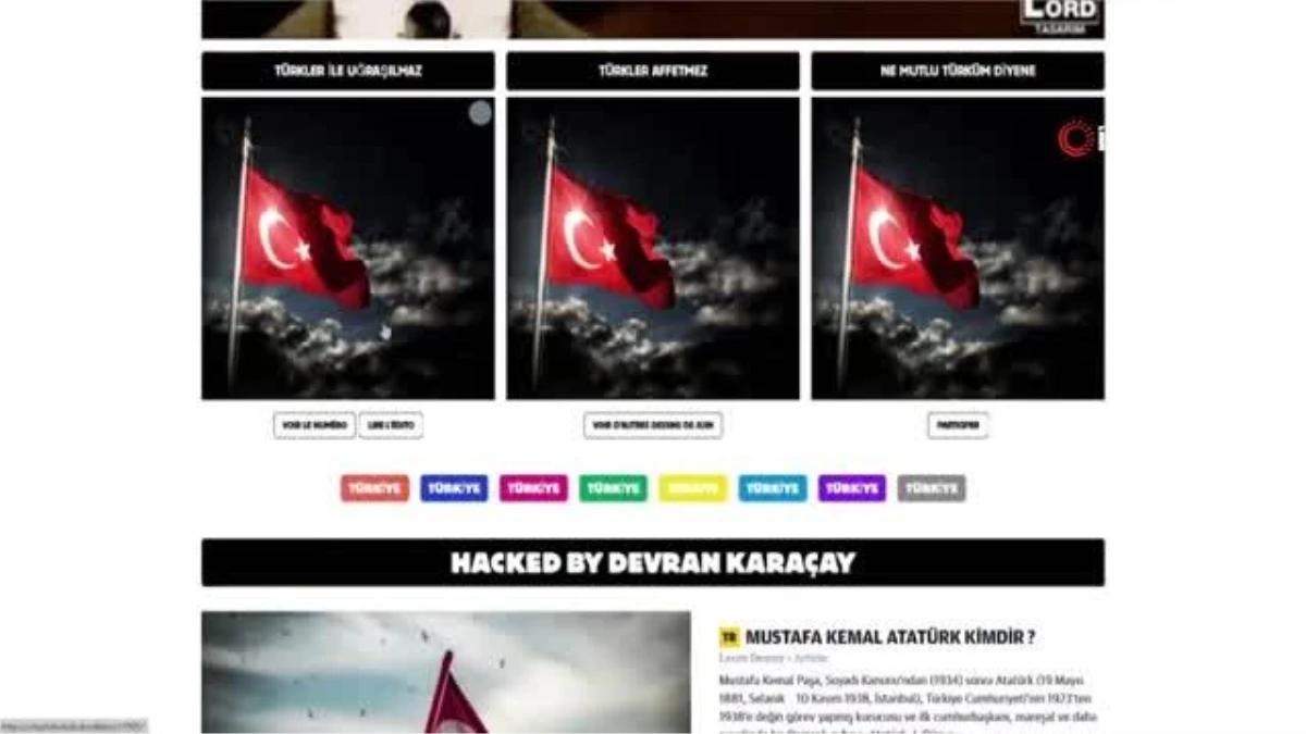 Türk hacker Charlie Hebdo\'nun sitesini hackledi