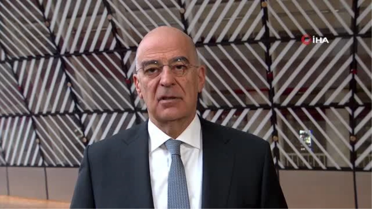 Yunanistan Dışişleri Bakanı Dendias, AB\'ye Türkiye\'ye destek çağrısında bulundu