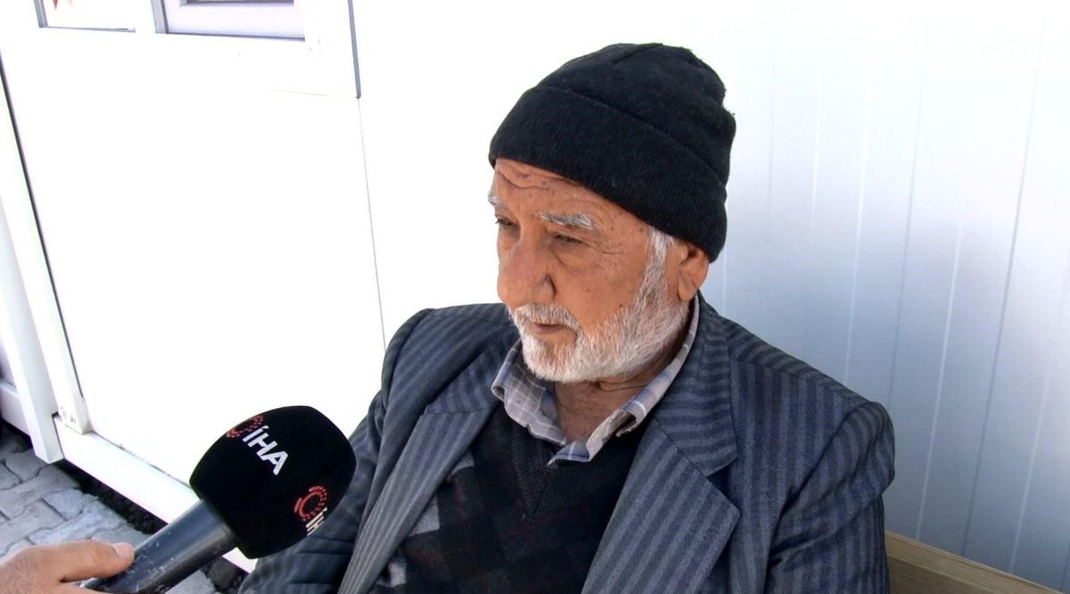77 yaşındaki Tevfik amca: "Çok deprem gördüm, böyle bir şey görmedim"