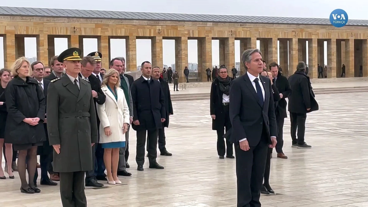 ABD Dışişleri Bakanı Blinken Anıtkabir\'i Ziyaret Etti