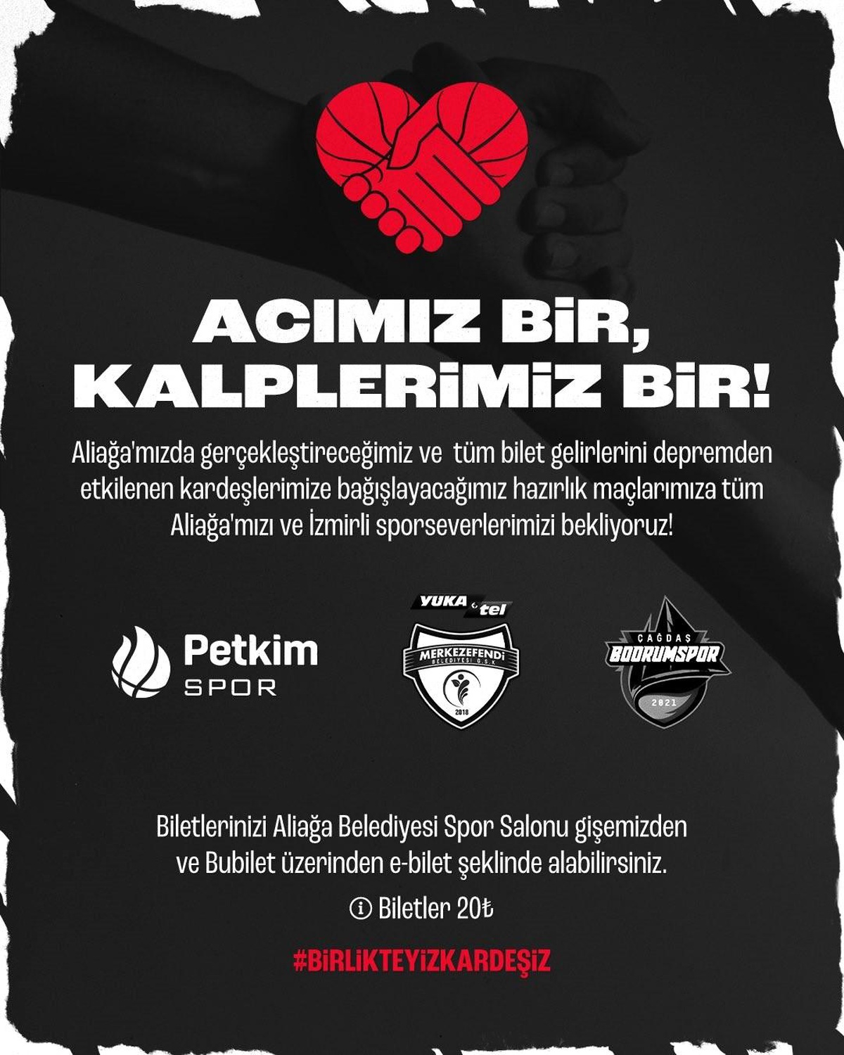 Aliağa Petkimspor, depremzedeler için hazırlık maçlarına çıkacak