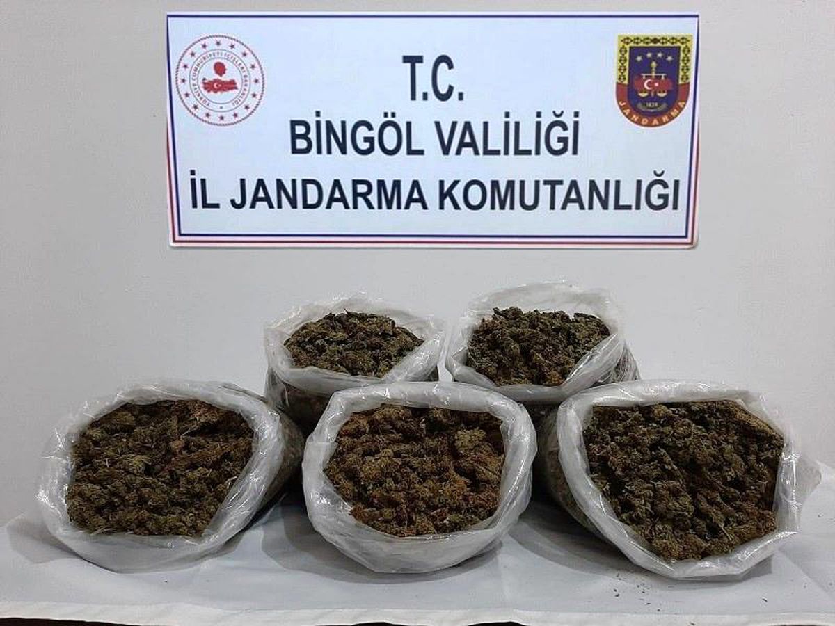 Bingöl\'de 3 kilo esrar ele geçirildi: 2 gözaltı
