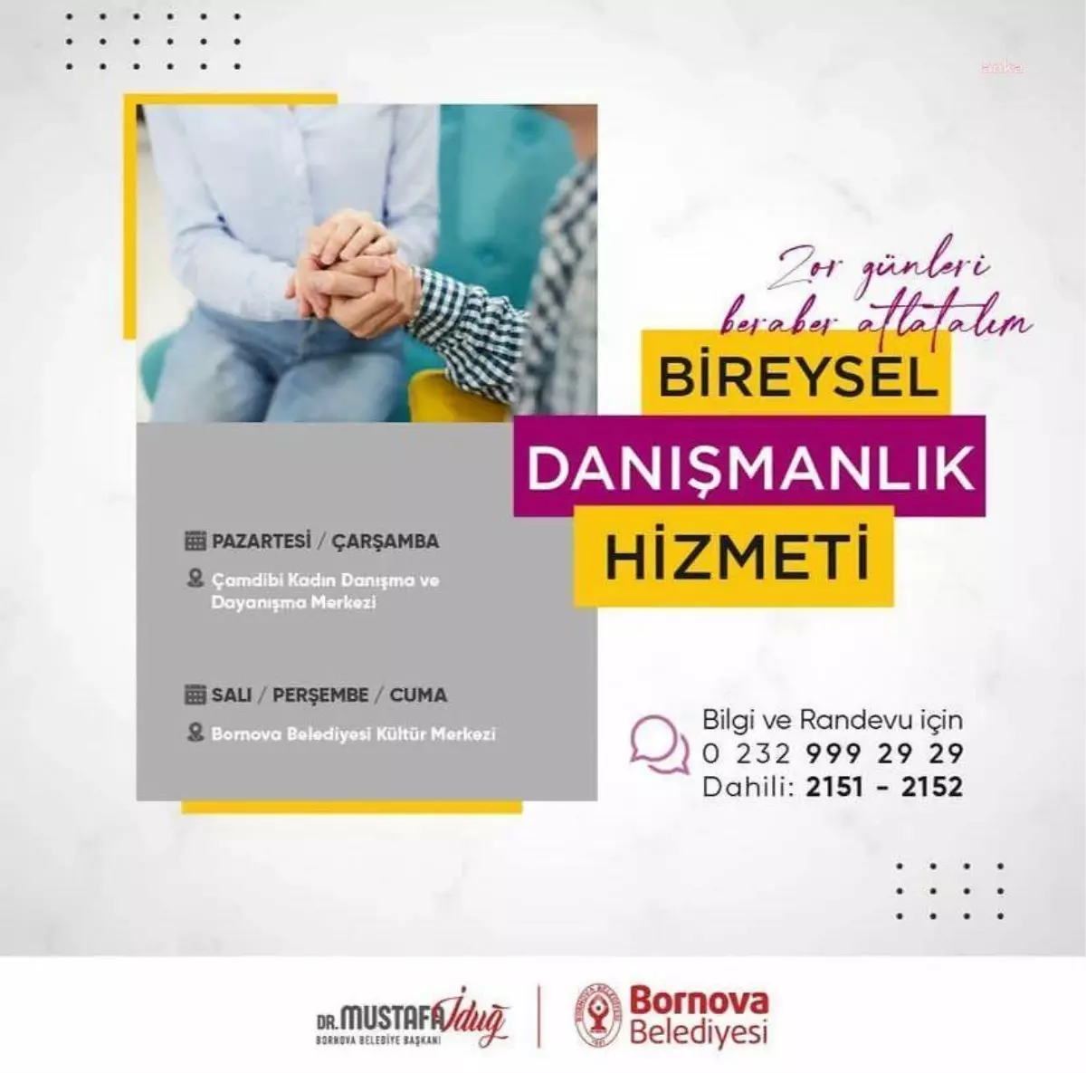 Bornova Belediyesi\'nden Depremzedelere Psikolojik Destek