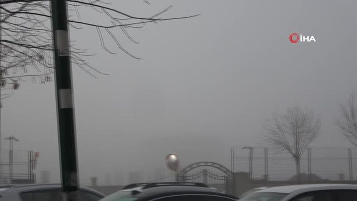 Diyarbakır güne yoğun sisle uyandı