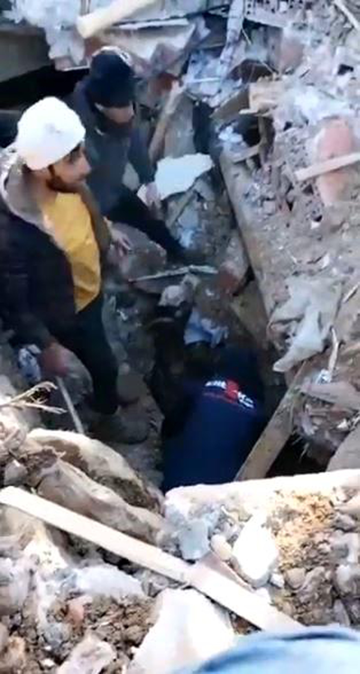 Enkaz altında çıkartılan 14 günlük buzağı koruma altına alındı