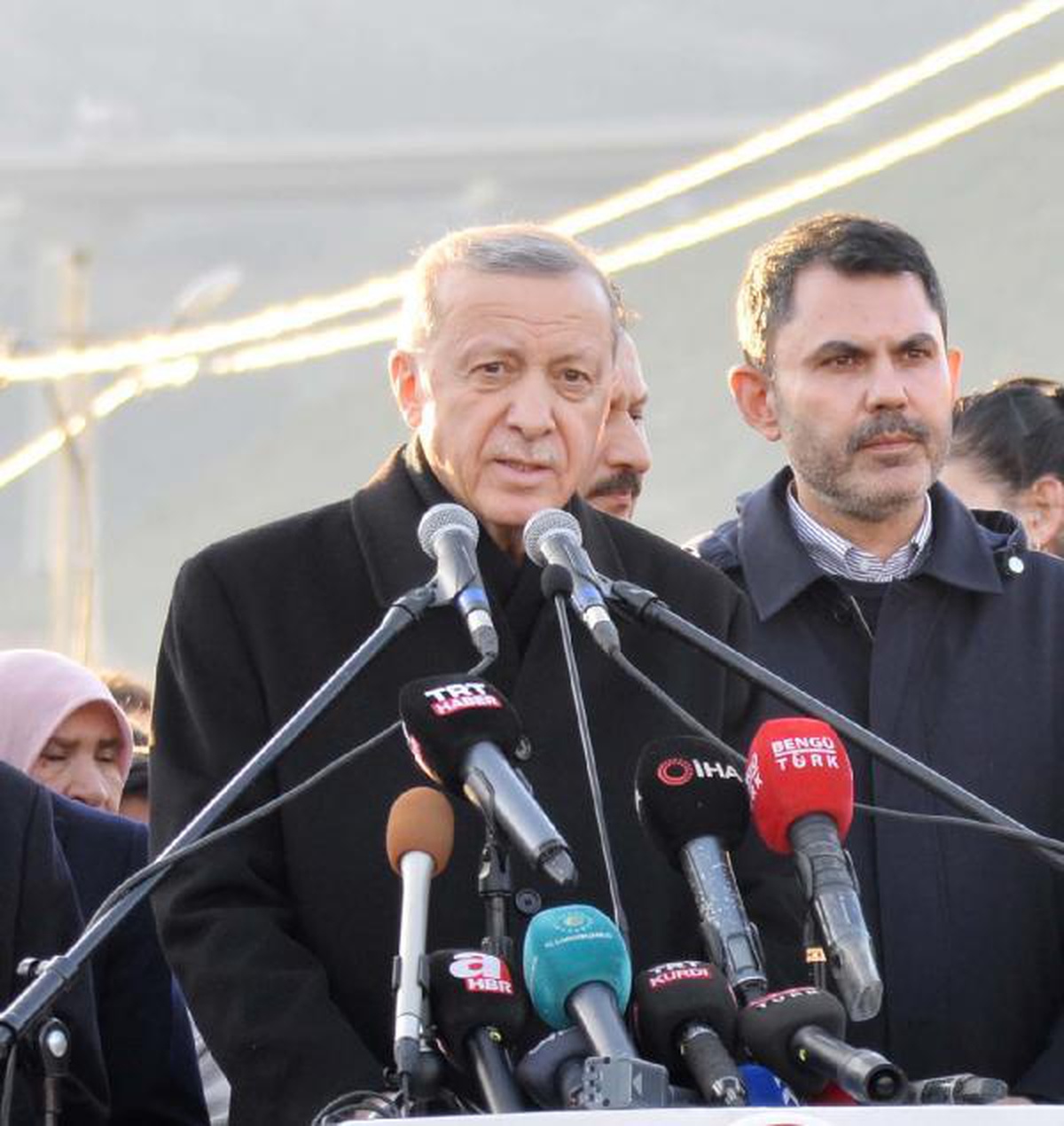 Cumhurbaşkanı Erdoğan ve MHP lideri Bahçeli İslahiye Afet Koordinasyon Merkezinde açıklamalarda bulundu