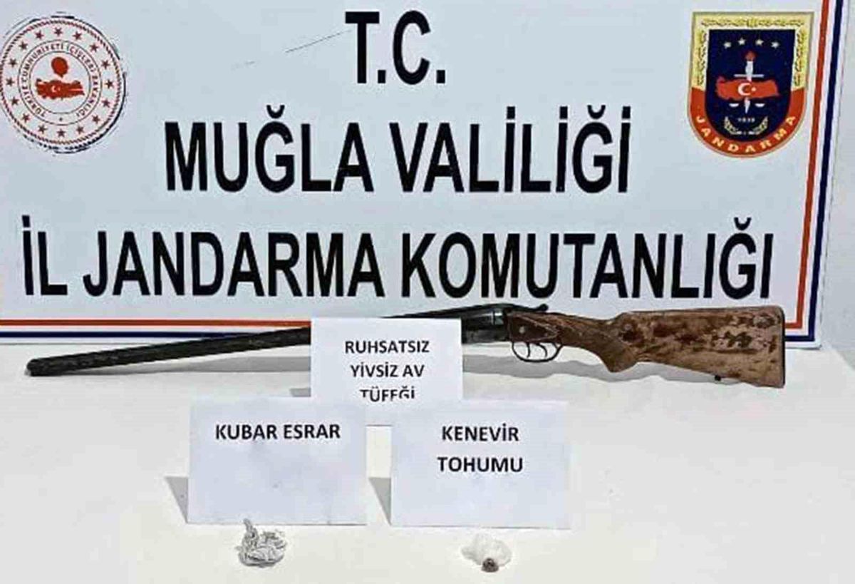 Jandarmadan Seydikemer\'de uyuşturucu operasyonu