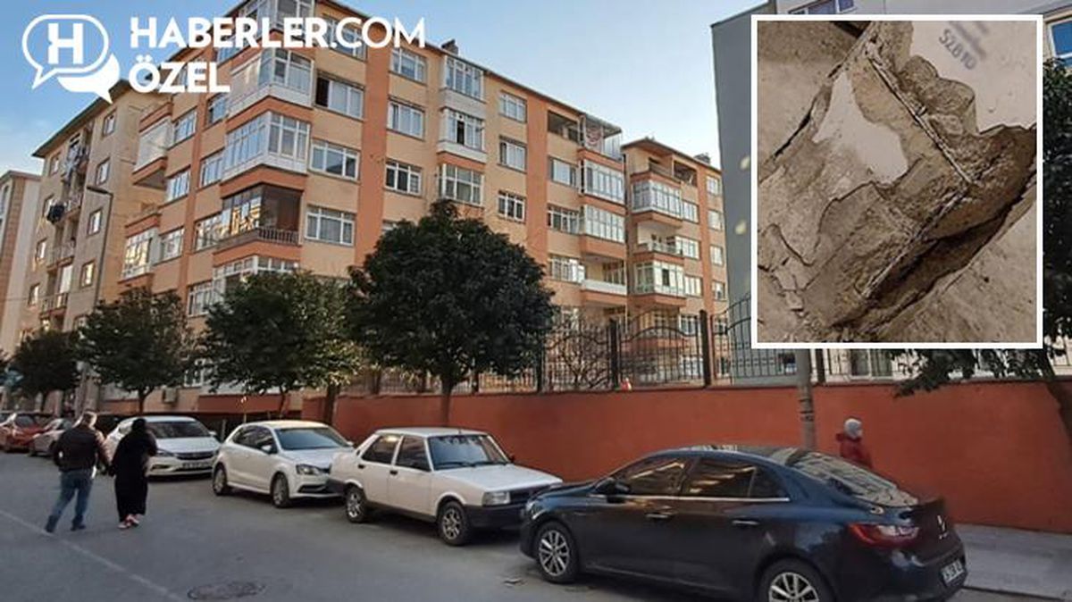 Küçükçekmece'de yarım asırlık site onlarca kişiye mezar olmayı bekliyor