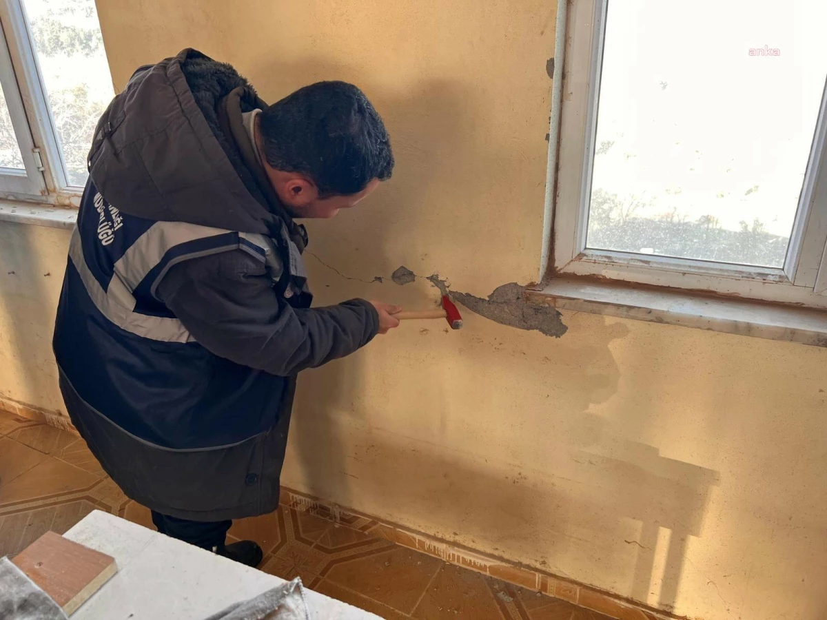 Marmaris Belediyesi Teknik Ekibi, Deprem Bölgesinde Hasar Tespit Çalışmalarına Katılıyor