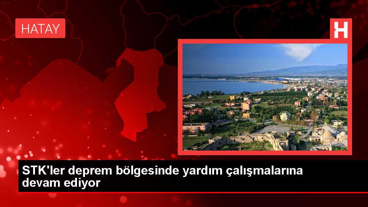 STK'ler deprem bölgesinde yardım çalışmalarına devam ediyor