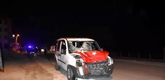 Tekirdağ'da, yol kenarında yürürken hafif ticari aracın çarpmasıyla öldü